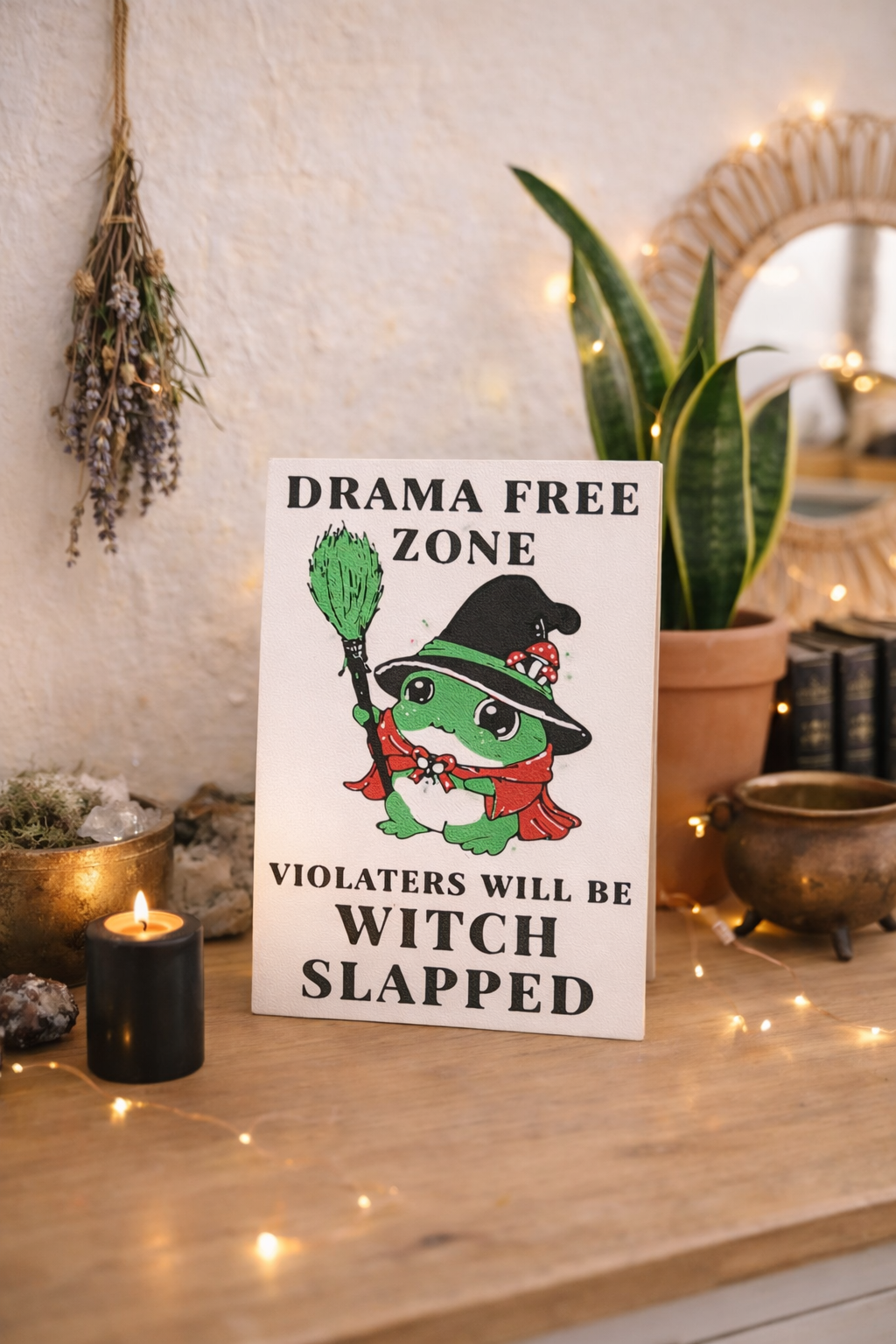 Frog wall art