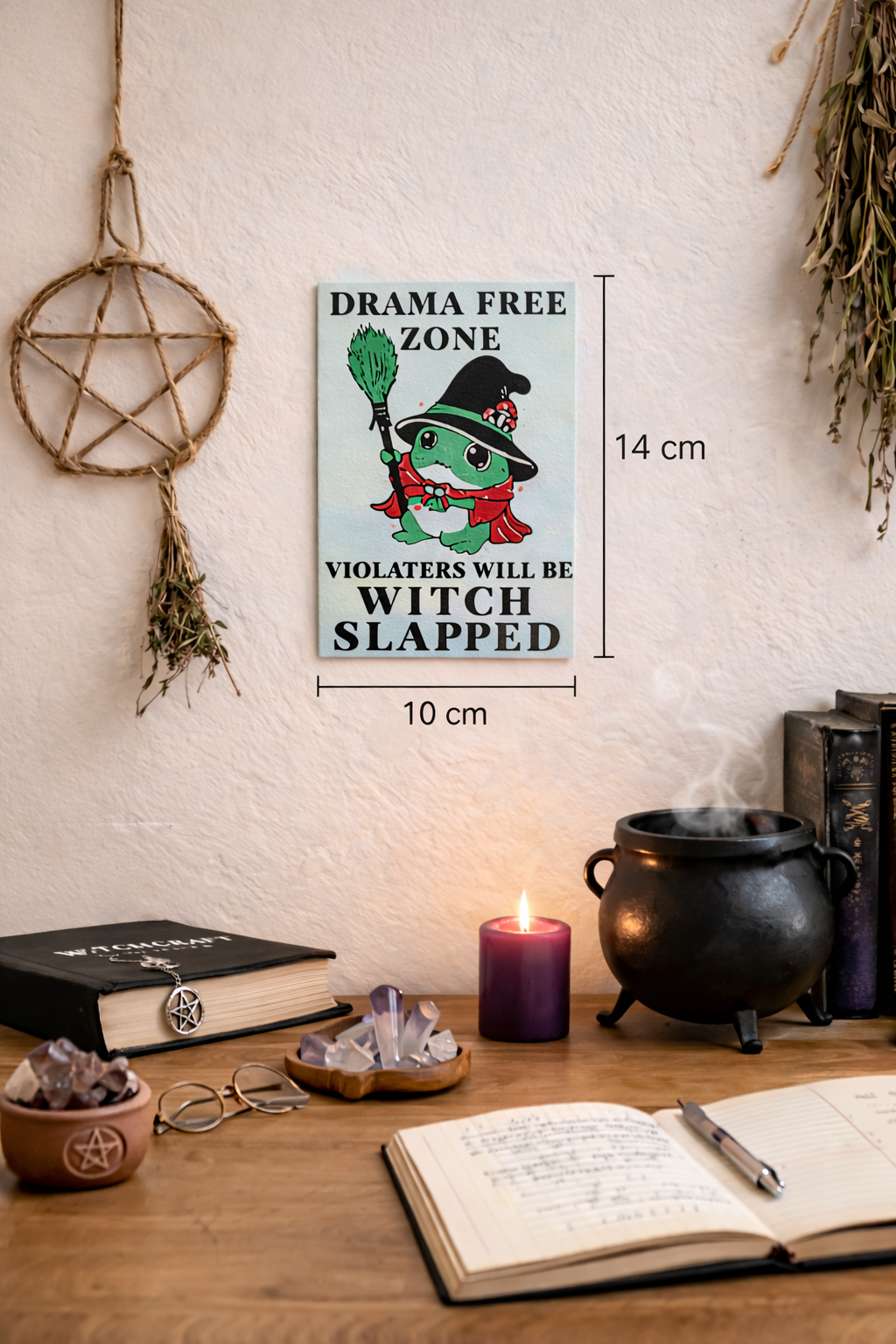 Frog wall art